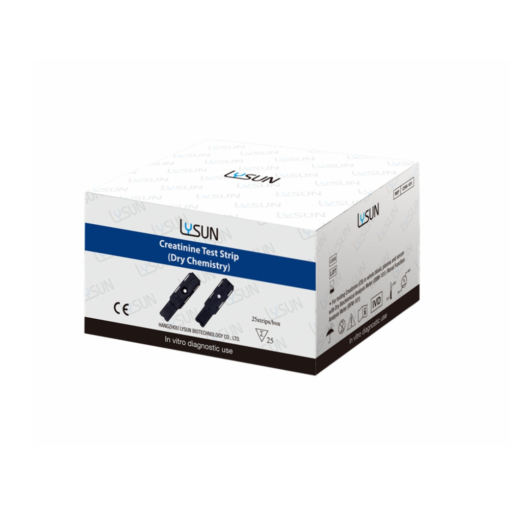 LYSUN Clinical Analytical Renal Function Analyzer Creatinine Test Strips CRS-101