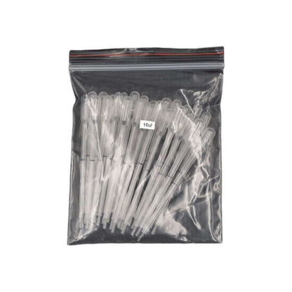 35ul/10ul Laboratory Pipette Plastic Disposable Graduated Pasteur Pipette Dropper Polyethylene Makeup Tools 50pcs