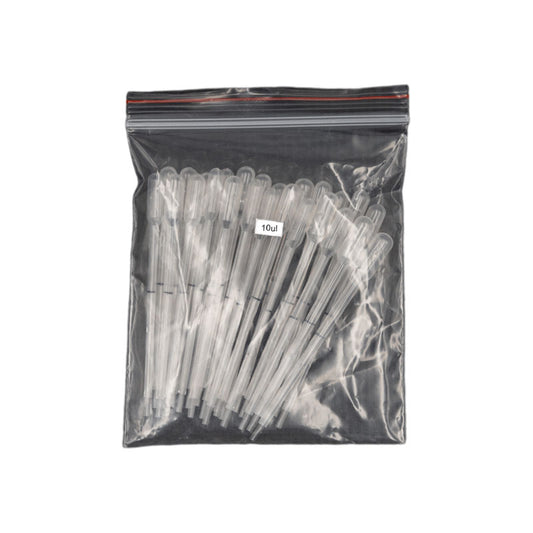 35ul/10ul Laboratory Pipette Plastic Disposable Graduated Pasteur Pipette Dropper Polyethylene Makeup Tools 50pcs