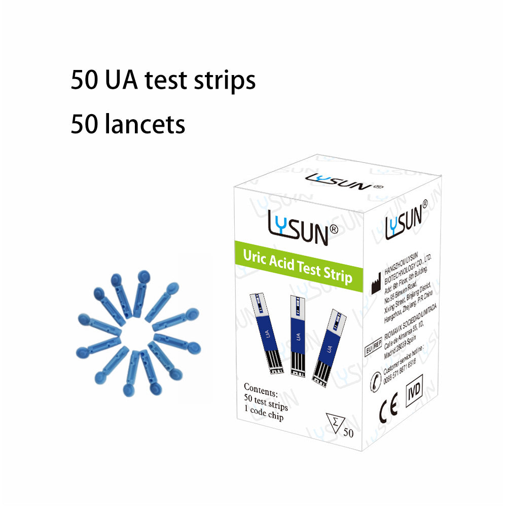 LYSUN Multifunction Blood Glucose Uric Acid Blood Ketone Cholesterol Meter BG TC UA KT Test Strip Diabetes Test Kit With Lancets