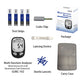 LYSUN Multifunction Blood Glucose Uric Acid Blood Ketone Cholesterol Meter BG TC UA KT Test Strip Diabetes Test Kit With Lancets
