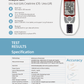 3 in 1 Handheld Renal Function Analyais Meter Renal Function Analyzer Urea (UR), Creatinine (CR), Uric Acid (UA) with Free Lancets