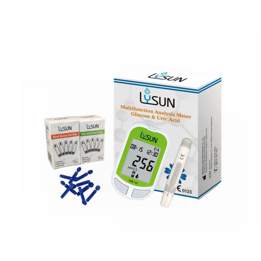 Multi-function Uric Acid & Blood Glucose Analyzer POCT Medical Test Machine