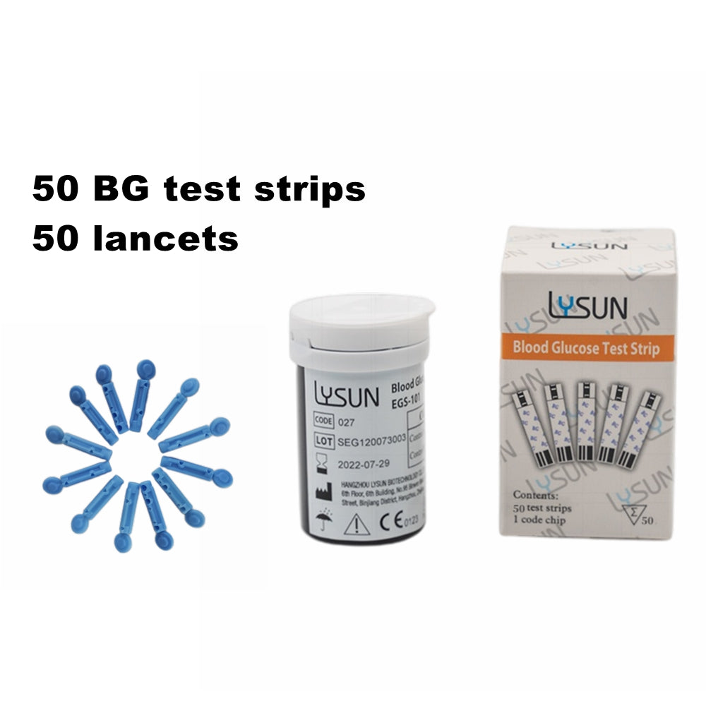 Uric Acid & Blood Glucose Test Strips for LYSUN GUM-101 Meter with Fre –  Lysunbio