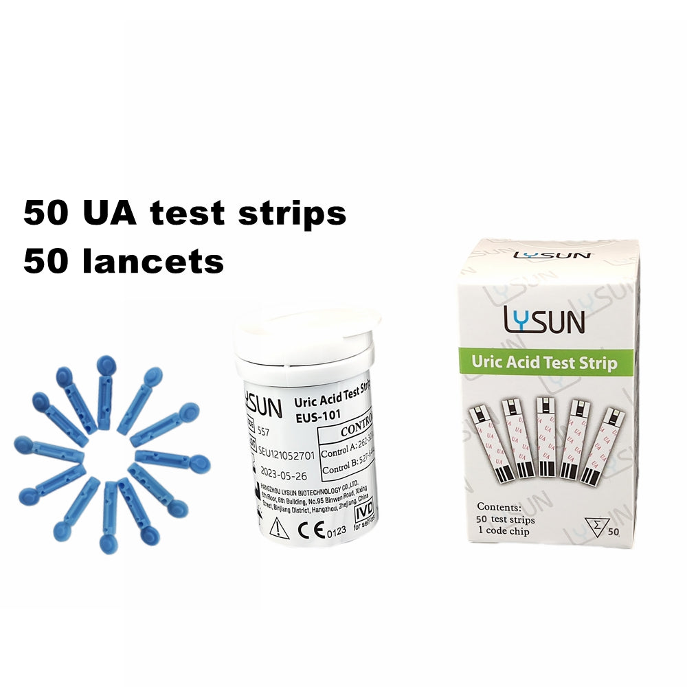 Uric Acid Test Strips Household Self-testing for GUM-101 with Free Lancets