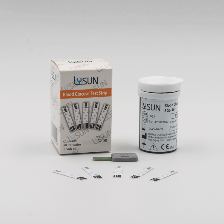 Uric Acid & Blood Glucose Test Strips for LYSUN GUM-101 Meter with Free Lancets