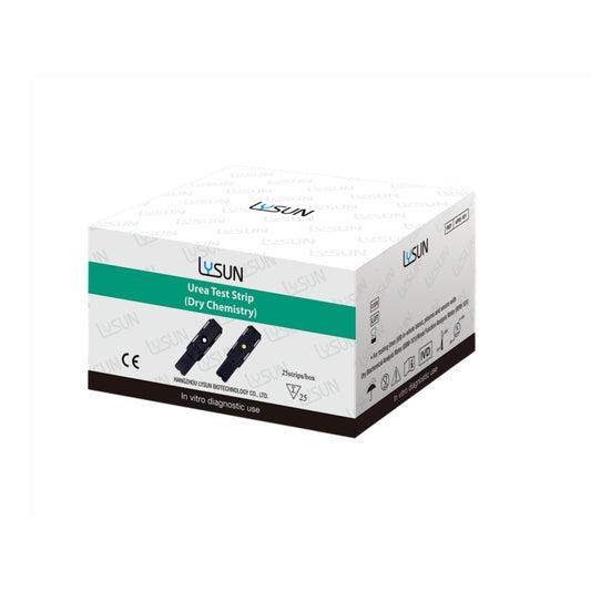 Urea Test Strip Renal Function Analysis Test Strips Household Clinical Use with Free Lancets